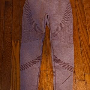 Purple & Black  Patterned Leggings set